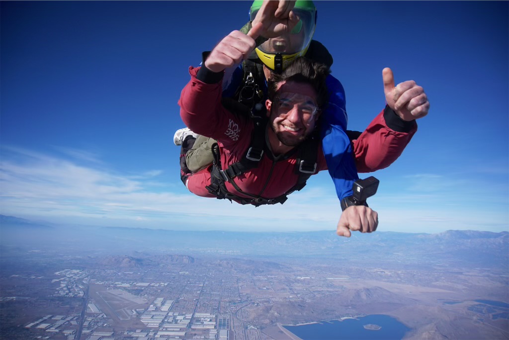 My first time skydiving!